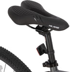Hiland 27.5 Inch Mountain Bike 27-Speed MTB Bicycle for Man with 19.5 Inch Frame Lock-Out Suspension Fork Hydraulic Disc-Brake Urban Commuter City Bicycle Grey