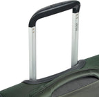 Sky Max 2.0 Softside Expandable Luggage with Spinner Wheels, Green, Checked-Medium, 24 Inch