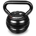 Prosourcefit Adjustable 40 lb. Cast Iron Kettlebell Weight Set for Home Gym Strength Training