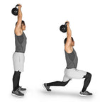 Prosourcefit Adjustable 40 lb. Cast Iron Kettlebell Weight Set for Home Gym Strength Training