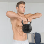 Prosourcefit Adjustable 40 lb. Cast Iron Kettlebell Weight Set for Home Gym Strength Training