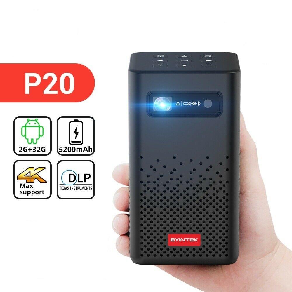 smart mini portable projector wi-fi dlp android tv 4k 1080p for mobile phone