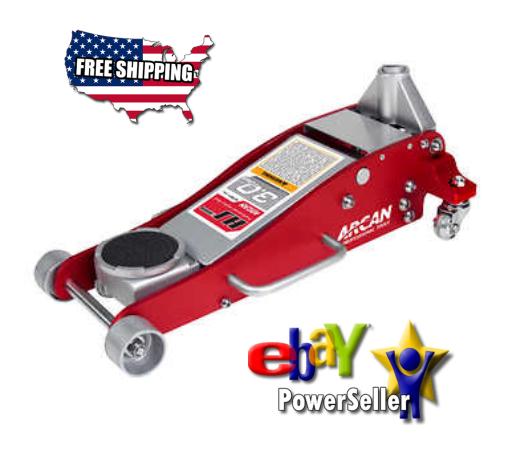 3 Ton Arcan Car Floor Jack, Aluminum Steel Low Profile  Pump