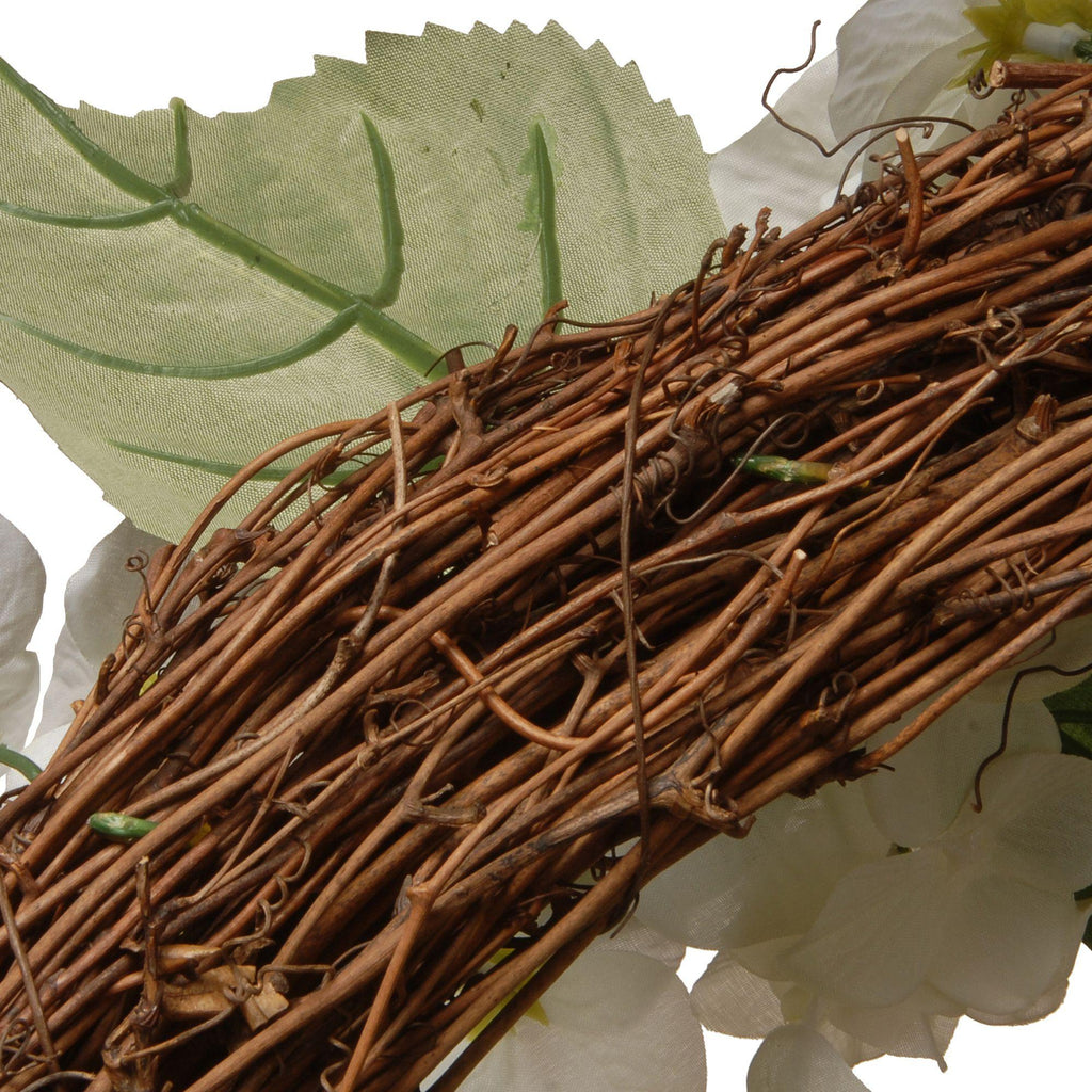 National Tree Artificial 32" Cream Hydrangea Wreath