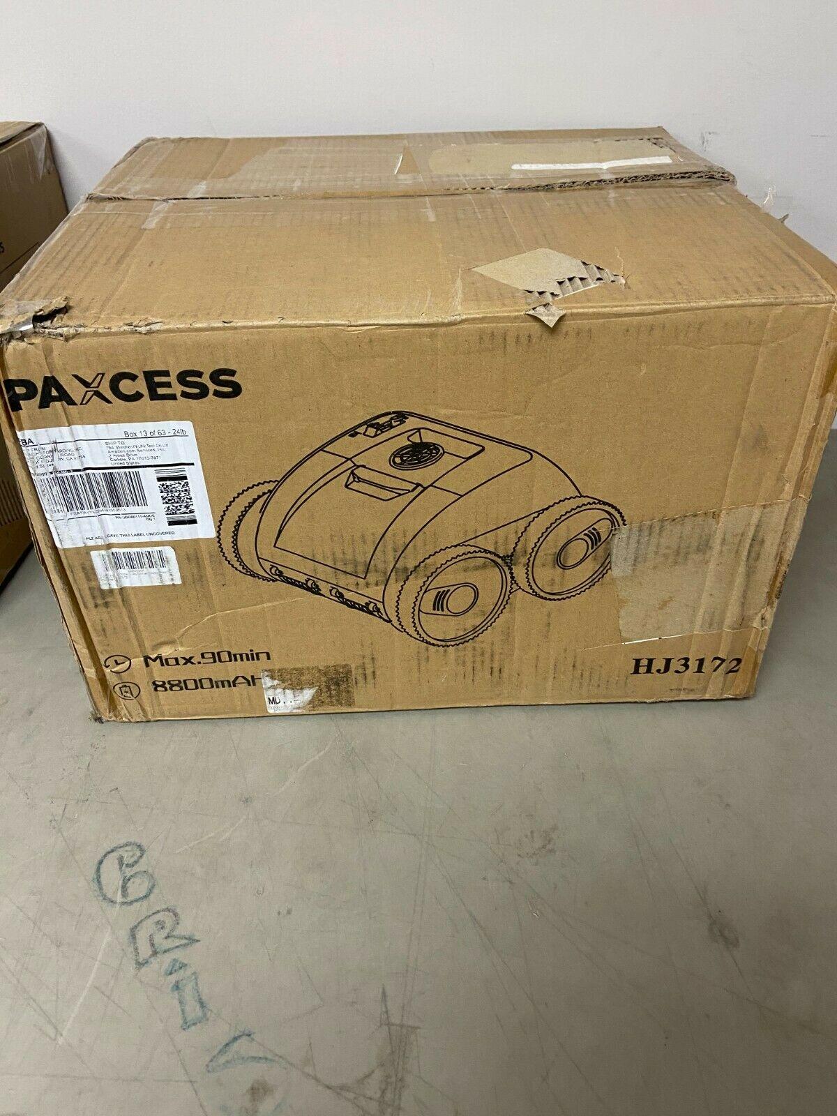 new paxcess hj3172 robotic pool cleaner, automatic pool robot vacuum