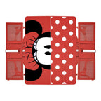 Minnie Mouse Red Picnic Table Sport Portable Folding Table with Seats