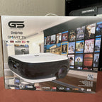 gs dhd700 hd smart tv 8k hdmi desktop projector - black&amp;white.