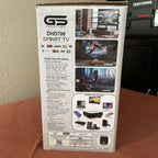 gs dhd700 hd smart tv 8k hdmi desktop projector - black&amp;white.