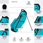 Ogio Fuse 4 Turquoise Stand/Carry Golf Bag