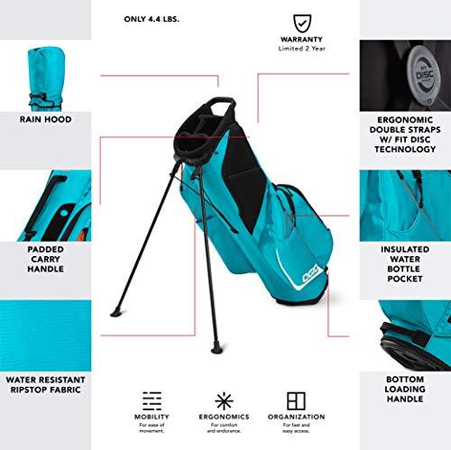 Ogio Fuse 4 Turquoise Stand/Carry Golf Bag