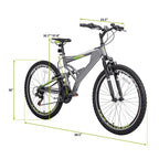 Woshilaocai Mountain Bike Non-Skid Tires Pedals Wheels Sports 21 Speed Accessory