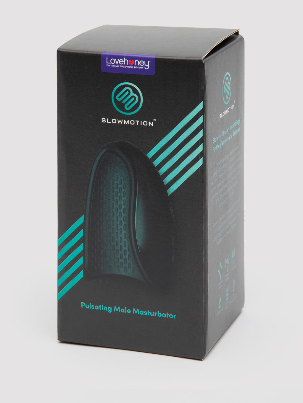 Blowmotion Pulsing Warming Male Masturbator, Black