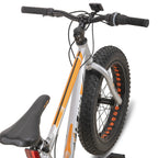 Hiland 20 Inch High Carbon Steel Frame Mountain Bike for teenager,  7-speed Bike for Boys &amp; Girls Silver
