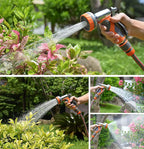BCGT Garden Hoses Garden Hose Pressure Washer Hoses Lightweight 3-Layers Latex Multifunction Nozzle, 10m/15m/20m/25m/30m/40m/ 50m (Size : 50m)