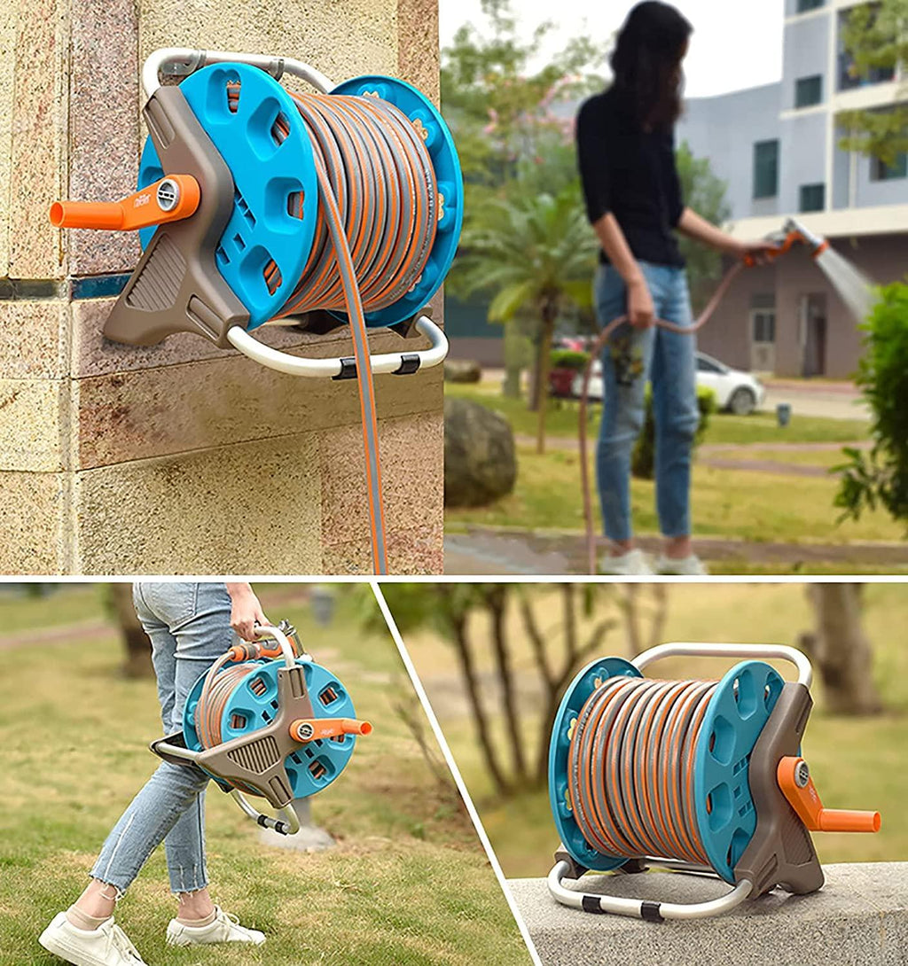BCGT Garden Hoses Garden Hose Pressure Washer Hoses Lightweight 3-Layers Latex Multifunction Nozzle, 10m/15m/20m/25m/30m/40m/ 50m (Size : 50m)