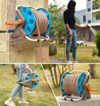 BCGT Garden Hoses Garden Hose Pressure Washer Hoses Lightweight 3-Layers Latex Multifunction Nozzle, 10m/15m/20m/25m/30m/40m/ 50m (Size : 50m)