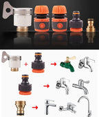 BCGT Garden Hoses Garden Hose Pressure Washer Hoses Lightweight 3-Layers Latex Multifunction Nozzle, 10m/15m/20m/25m/30m/40m/ 50m (Size : 50m)