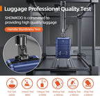 Luggage Sets Expandable PC+ABS Durable Suitcase Double Wheels TSA Lock Blue