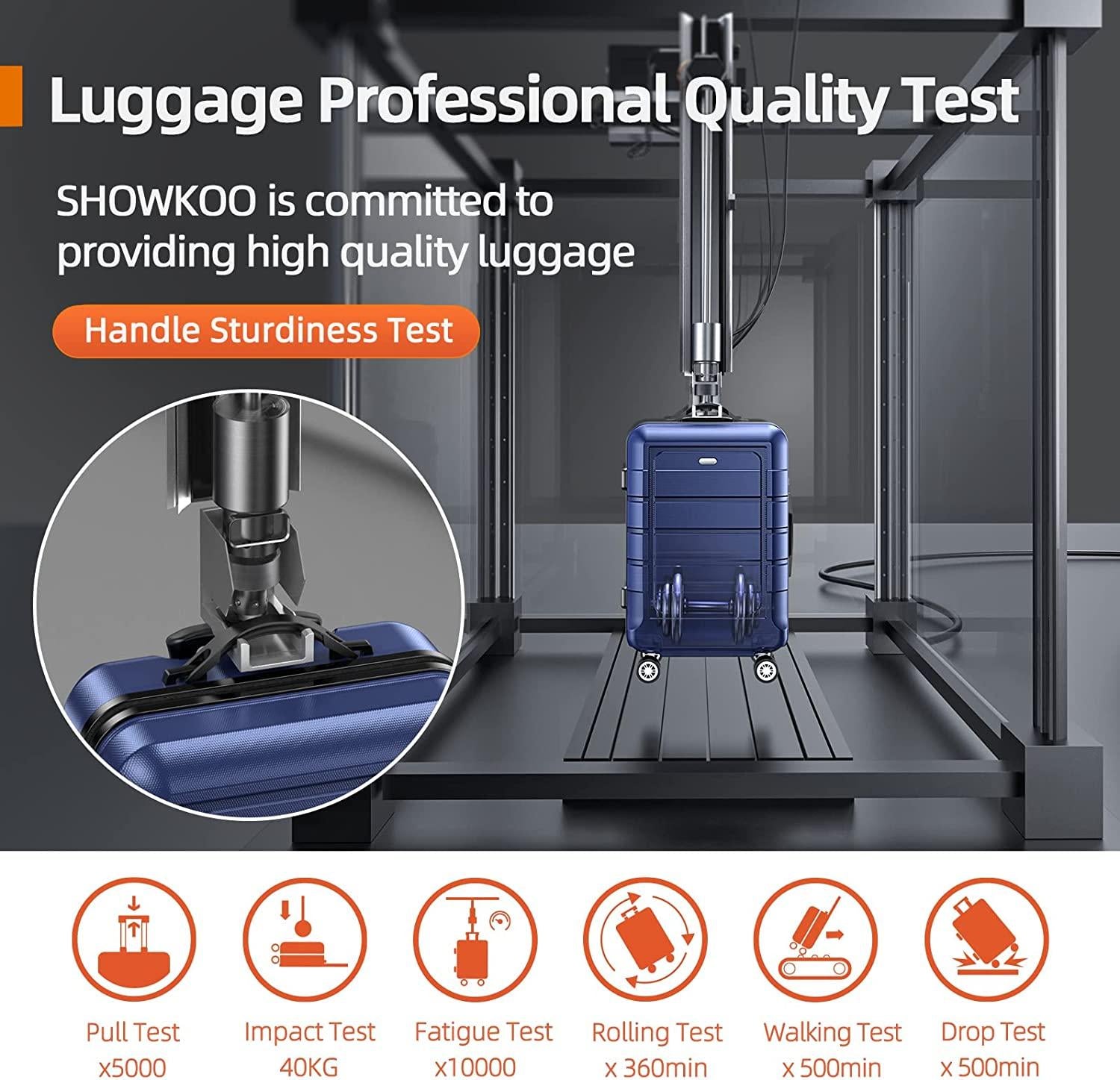 Luggage Sets Expandable PC+ABS Durable Suitcase Double Wheels TSA Lock Blue