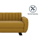Novogratz 6251319N Brittany, Small/Medium Size Pet Bed,Mustard Yellow Sofas