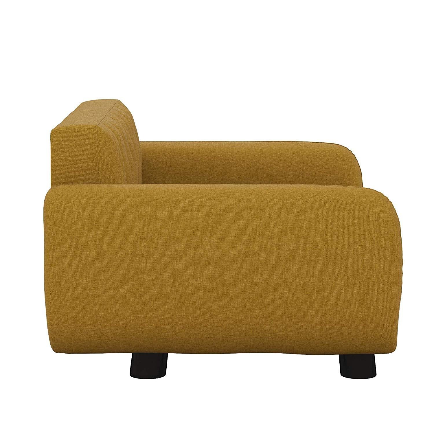 Novogratz 6251319N Brittany, Small/Medium Size Pet Bed,Mustard Yellow Sofas