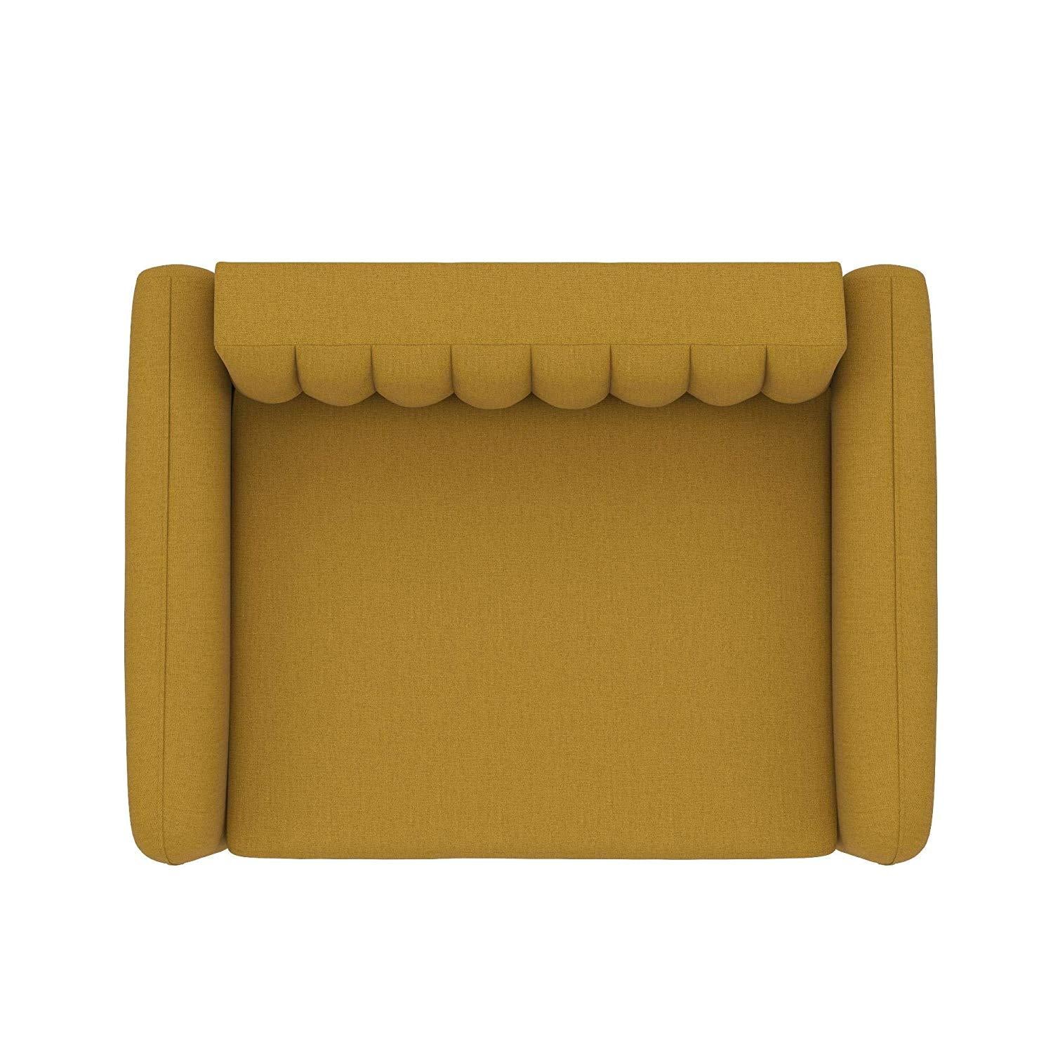 Novogratz 6251319N Brittany, Small/Medium Size Pet Bed,Mustard Yellow Sofas