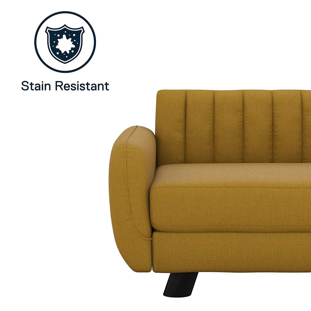 Novogratz 6251319N Brittany, Small/Medium Size Pet Bed,Mustard Yellow Sofas