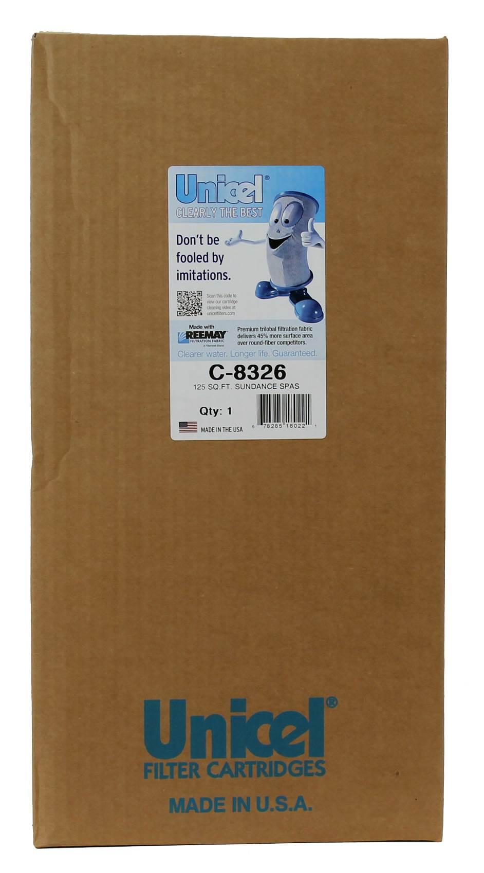 4) new unicel c-8326 pool replacement cartridge filter 125 sq ft sundance spas