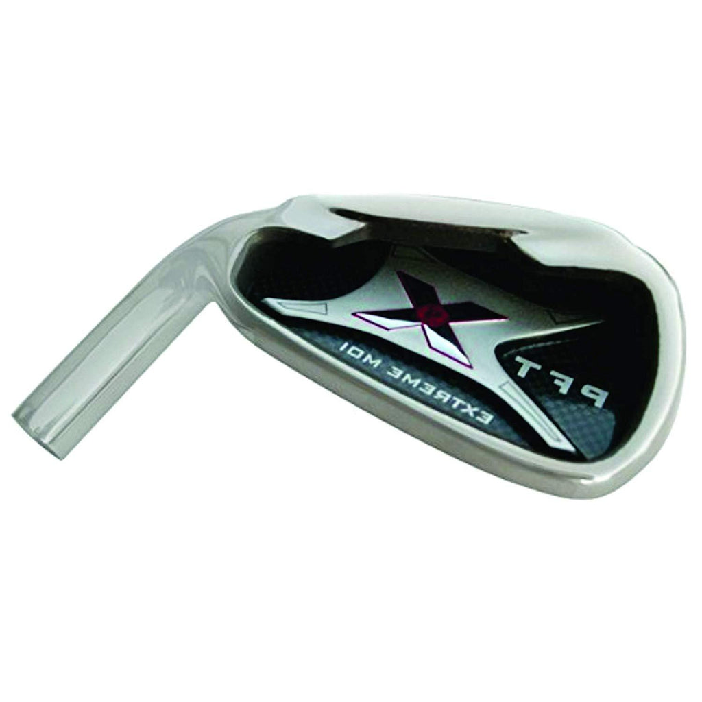 Left Handed PFT X9 Extreme MOI Iron Set +1 inch Over Big &amp; Tall Senior Men's Complete 8-Piece Set (4-SW) Senior Flex A Flex Club (Tall 6'0"+ / +1" Over) with Premium Men's Arthritic Golf Grip