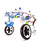 Costrov Pet Hind Limb Wheelchair, Adjustable 4-Wheel Dog Wheel, Disabled Dog Assisted Walk Car, Orthopedic Pet Mobility Assisted Treatment of Dog Arthritis and Hip Dysplasia