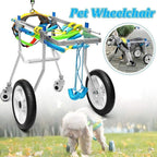 Costrov Pet Hind Limb Wheelchair, Adjustable 4-Wheel Dog Wheel, Disabled Dog Assisted Walk Car, Orthopedic Pet Mobility Assisted Treatment of Dog Arthritis and Hip Dysplasia