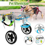 Costrov Pet Hind Limb Wheelchair, Adjustable 4-Wheel Dog Wheel, Disabled Dog Assisted Walk Car, Orthopedic Pet Mobility Assisted Treatment of Dog Arthritis and Hip Dysplasia