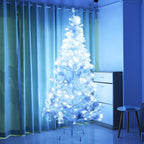 Christmas Tree,7.5 Feet Artificial Christmas Tree, with 1260 Branch Tips, 450  Led Lights and Metal Stand