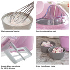 Ice Cream Maker - 1QT Ice Cream Machine for Sorbet, Gelato, Frozen Yogurt and More - Kitchen Appliances and Gadgets by  (Pink)