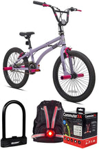 Kent 02016 20-inch X Games 1080 Bike Bundle with Deco Gear Heavy Duty Combination U-Loc Bike Lock and Veglo Commuter X4 Wearable Rear Light System