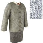 Full Sleeve Riveted 60 Inch Aluminum Chainmail Shirt | Steel by Medieval Collectibles