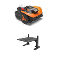 Landroid Vision Cloud Robot Lawn Mower, No Perimeter Wire Robot Mower for 1/4 Acre, WR310 +  Robotic Lawn Mower Garage, Weatherproof Mower StoraGarafor Vision Cloud, WA0828