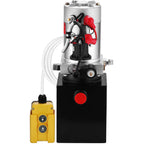 Single Acting Hydraulic Pump 12v Dump Trailer - 4 Quart Metal Reservoir