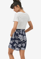 pull-on paperbag waist skort