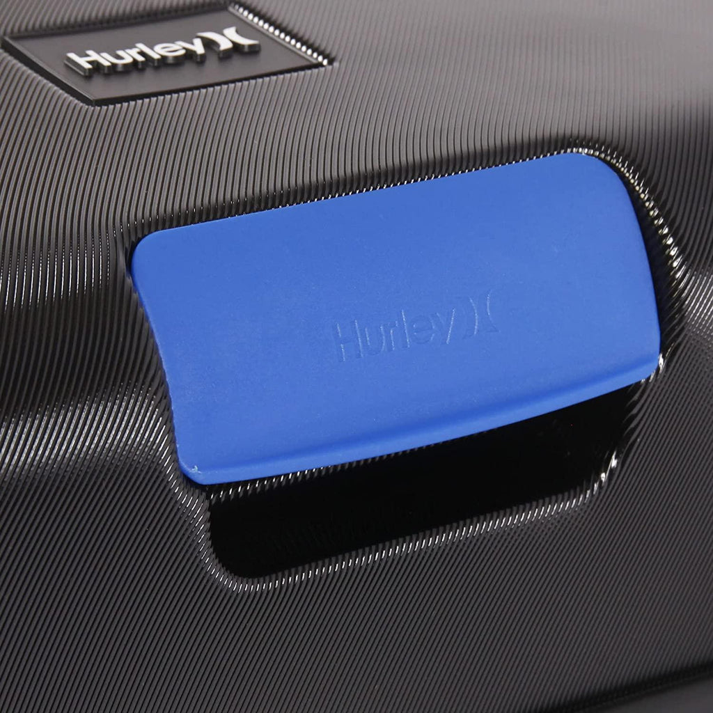 Wave Hardside Spinner Luggage, Black/Blue, Check in