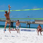 Tournament Flex 1000 Family Outdoor Volleyball Net Set, Green
