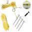 Tournament Flex 1000 Family Outdoor Volleyball Net Set, Green