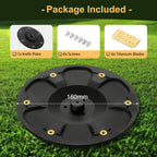 [Upgrade] 6-Blade Disc Compatible with Segway  Robotic Lawnmower i105N, i108N i110N &amp; i206 AWD, i210 AWD,with 6Pcs Blades