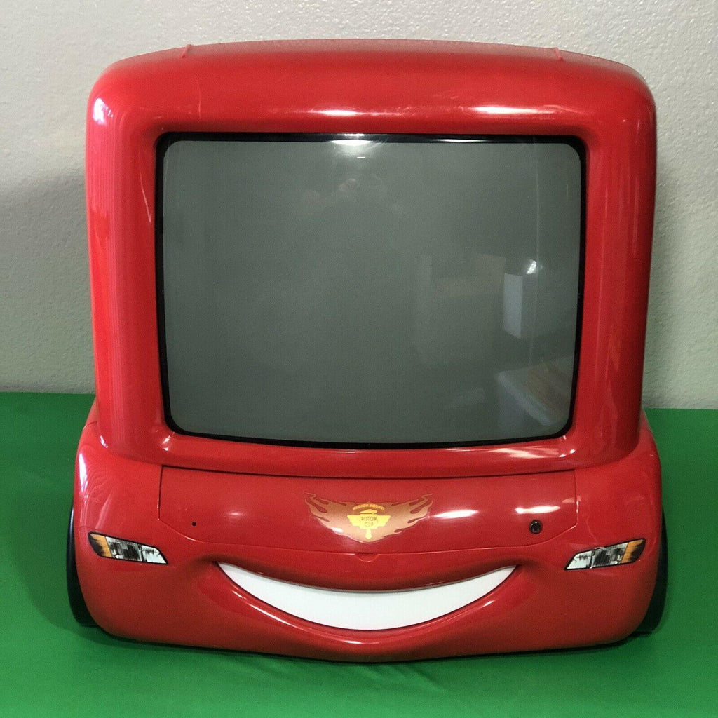 disney cars pixar 13'' tv lightning mcqueen world grand prix w/remote c1312atv