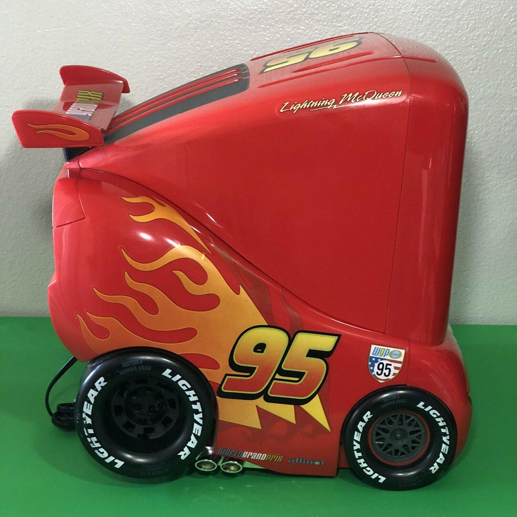 disney cars pixar 13'' tv lightning mcqueen world grand prix w/remote c1312atv