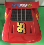 disney cars pixar 13'' tv lightning mcqueen world grand prix w/remote c1312atv