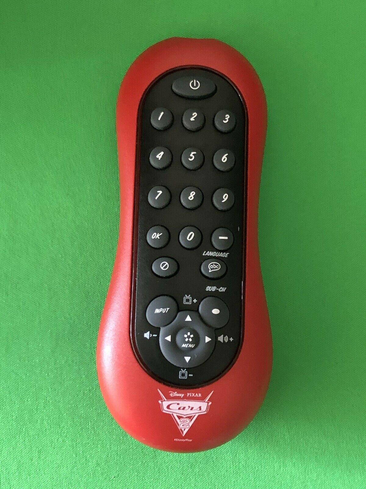 disney cars pixar 13'' tv lightning mcqueen world grand prix w/remote c1312atv