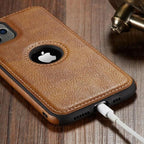 Retro Leather Case for iPhone