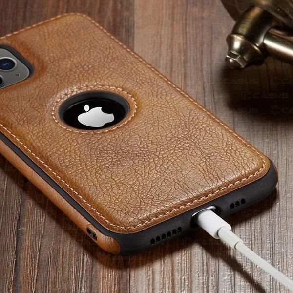 Retro Leather Case for iPhone