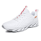 Men's Blade Running Red Black Grey White Sneakers
